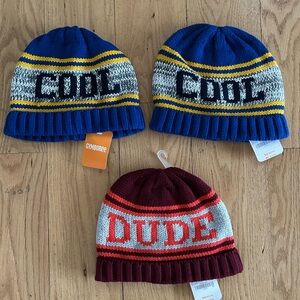 Set of 3 NWT Gymboree Kids Winter Hats